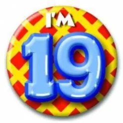 Button 19 Jaar