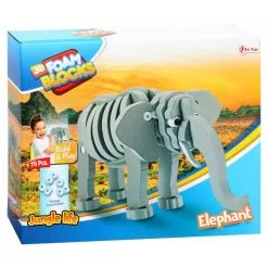 3D Constructiefoam Olifant