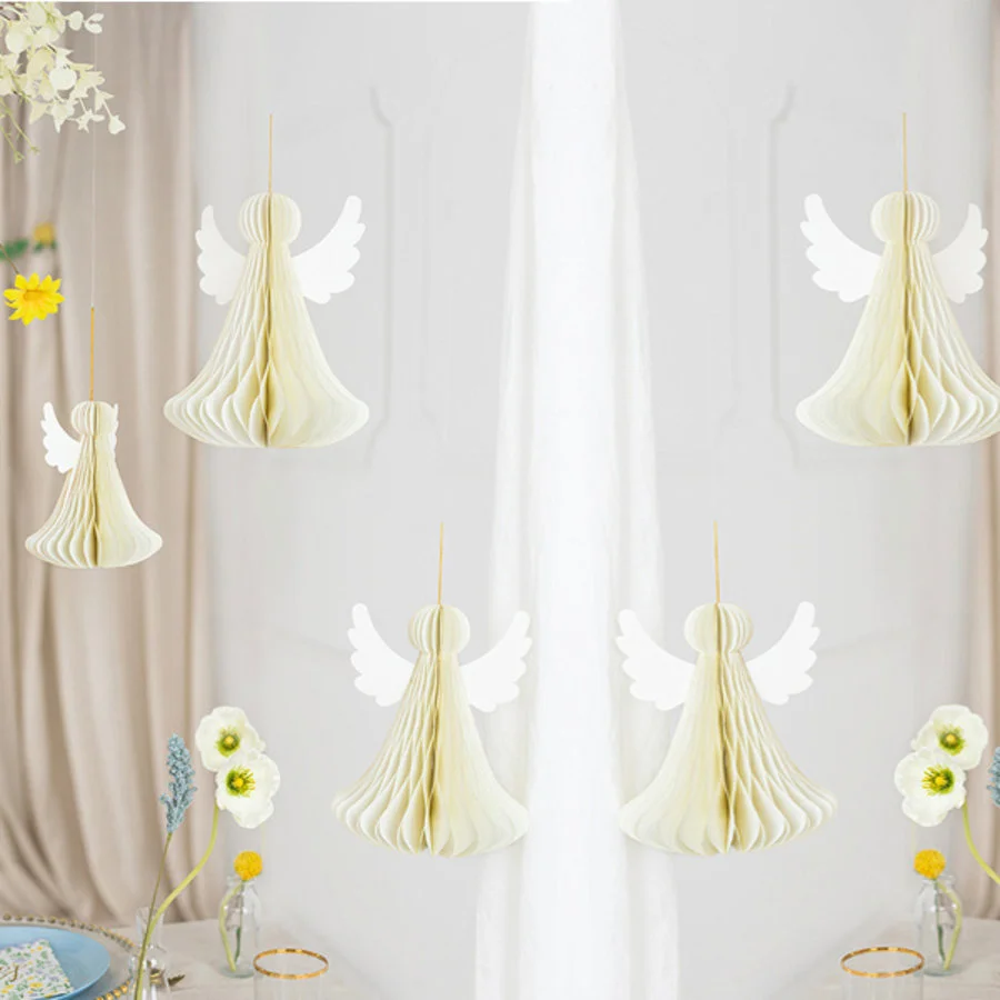 Honeycomb Decoratie Engel Luxe 24cm - Afbeelding 3