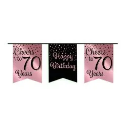 Vlaggenlijn 70 Jaar Rosé-zwart