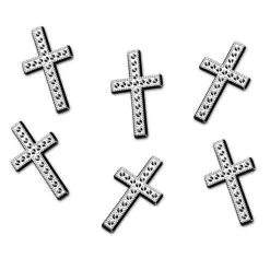 Decoratie Sieraad Kruis 25 Stuks