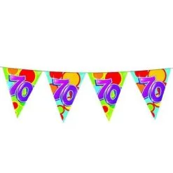 Vlaggenlijn 70 Jaar Gekleurd