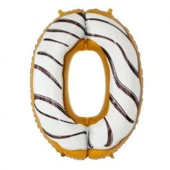 Folieballon Gebak Cijfer 0 Voor Lucht Of Helium MEGA