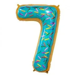 Folieballon Taart Cijfer 7 Voor Lucht Of Helium MEGA