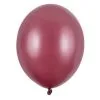 Ballonnen Metallic 1e Klas Bordeaux 20 Stuks