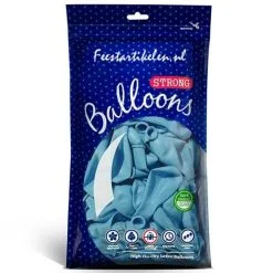 Ballonnen Lichtblauw 100 Stuks