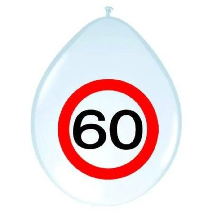 Ballonnen 60 Jaar Verkeersbord