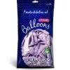 Metallic Ballonnen 1e Klas Lichtpaars 100 Stuks