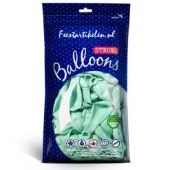 Ballonnen Pastel Licht Mintgroen 100 Stuks