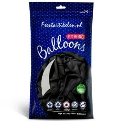 Ballonnen Zwart 100 Stuks