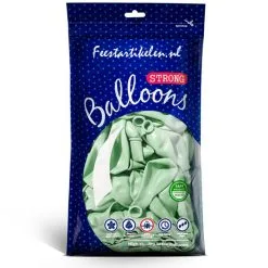 Ballonnen Pastel Pistache 100 Stuks