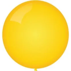 Ballon Jumbo Geel 90cm