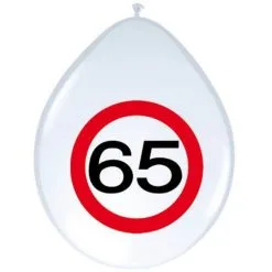 Ballonnen 65 Jaar Verkeersbord