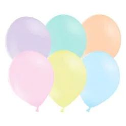 Ballonnen PASTELKLEUREN 10 Stuks 27cm