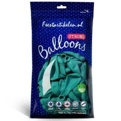 Ballonnen Turquoise 100 Stuks