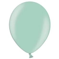 Metallic Ballonnen 1e Klas Mintgroen 20 Stuks