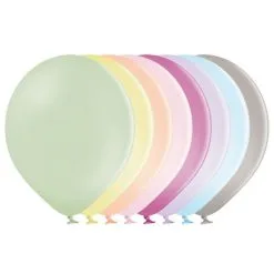 Zak Ballonnen PASTELKLEUREN 100 Stuks 27cm