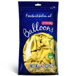 Gele Ballonnen 100 Stuks
