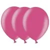 Metallic Ballonnen 1e Klas Donkerroze 20 Stuks