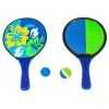 Tennis Vangbal Set Blauw Groen Met Klittenband