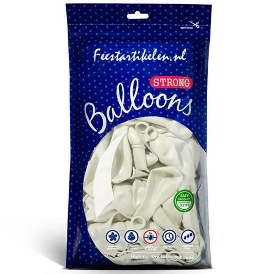 Ballonnen Wit 100 Stuks