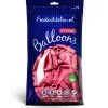 Metallic Ballonnen 1e Klas Donkerroze 100 Stuks