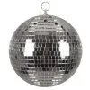 Discobal Met Spiegeltjes Zilverkleurig 20cm