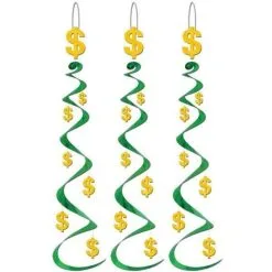Hangdecoratie Whirls Dollar