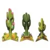 Tafeldecoratie Cactus 3D 3 Stuks