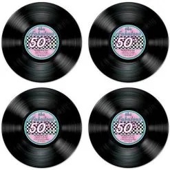 Decoratie Fifties Elpees Groot