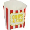 Snackbakjes Chips & Sticks 8 Stuks Rood Geel