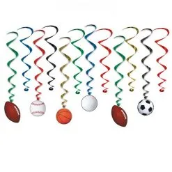 Hangdecoratie Whirls Sporten 12 Delig