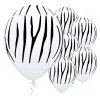 Ballonnen Zebra 6 Stuks