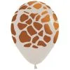 Ballonnen Giraffe 6 Stuks