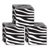 Tafeldecoraties Zebra Blokken 3 Stuks