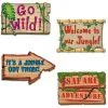 Decoratie Jungle Signs 4 Stuks