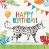 Servetten Safari Animals Happy Birthday 16 Stuks