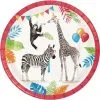 Bordjes Safari Animals Groot 8 Stuks