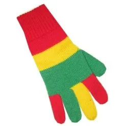 Handschoenen Rood-geel-groen