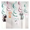 Hangdecoratie Party Cat 5 Stuks