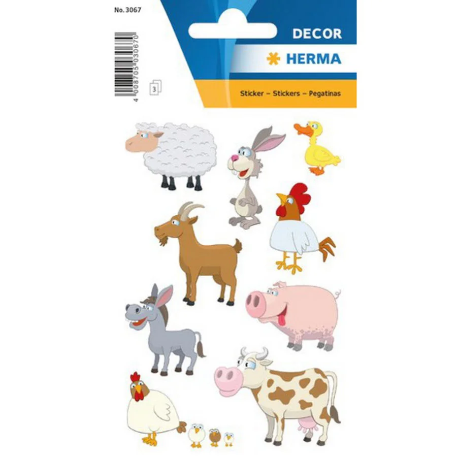 Stickers Boerderij Dieren 27 Stuks