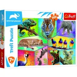 Puzzel Tropische Dieren In Doos 200 Stukjes