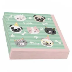 Servetten Hello Pets 20 Stuks