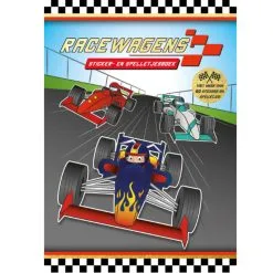 Kleur En Spelletjes Boek Racewagens