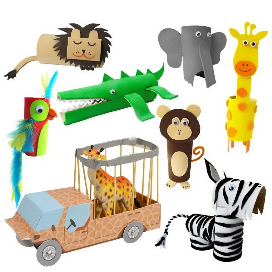 Recycle Me Knutselpakket Safari - Afbeelding 2