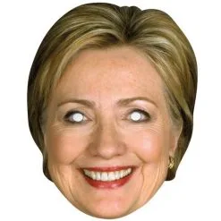 Masker Hillary Clinton