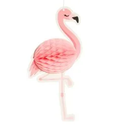 Honeycomb Decoratie Flamingo