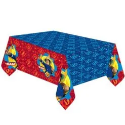Tafelkleed Brandweerman Sam Rood Blauw