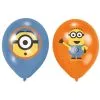 Ballonnen Minions Blauw Oranje 6 Stuks