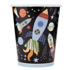 Bekertjes Space Figuren 8 Stuks